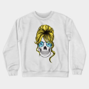 Girl skull Crewneck Sweatshirt